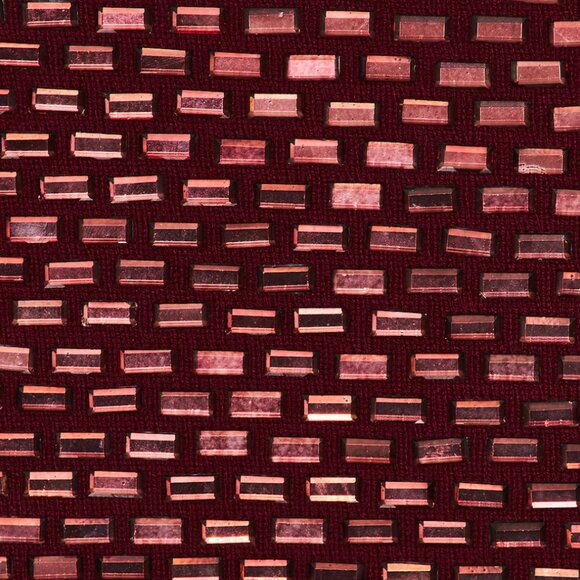 NEW retrofete Lust Maxi Dress in Port Red Fish Scale Brown Formal Gown Small S - Picture 3 of 3